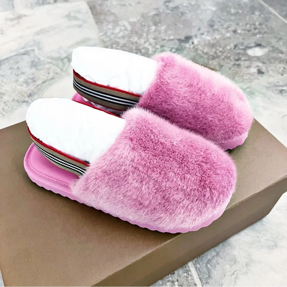 Burberry Kids Pink Litherton Sandals, Pink, New, Size 3